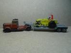 MATCHBOX PETERBILT LONG HAUL Truck + Lading 1, Zie Foto`s, Ophalen of Verzenden, Gebruikt, Bus of Vrachtwagen