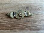 Koperen broche, handwerk., Ophalen of Verzenden, Zo goed als nieuw, Koper