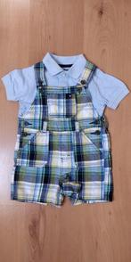 Tommy Hilfiger tuinbroekje en polo, Kinderen en Baby's, Babykleding | Maat 86, Ophalen of Verzenden, Zo goed als nieuw, Jongetje