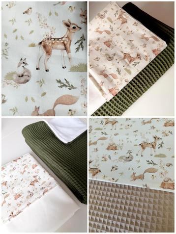 Wieglaken bosdieren hertjes beschikbaar voor biedingen