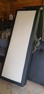 2 x 70 x 200 boxspring ZWART dus 140 x 200 voor tiener of ?, Ophalen, Gebruikt, 180 cm of meer, Matras