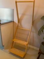QUVIO Wand Kledingrek Ladder met 2 Planken - Hout, Kleding | Dames, Kledingrekken, Ophalen of Verzenden, Zo goed als nieuw