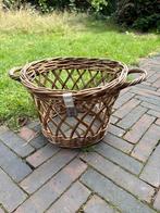Rotan pothouder van Rivièra Maison bloempot mand, Ophalen of Verzenden, Gebruikt, Rond, Riet