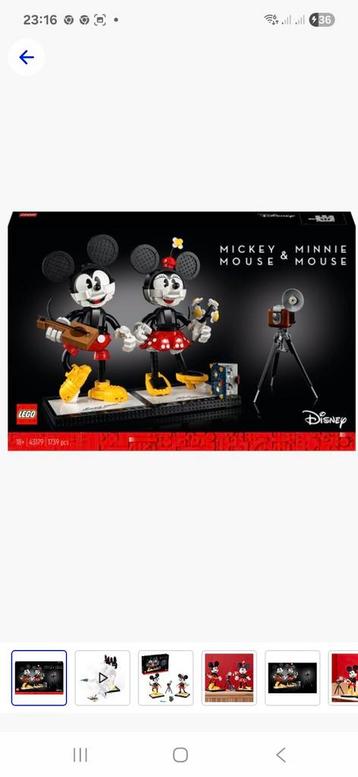 LEGO Mickey & Minnie Mouse - Bouwbare Figuren beschikbaar voor biedingen