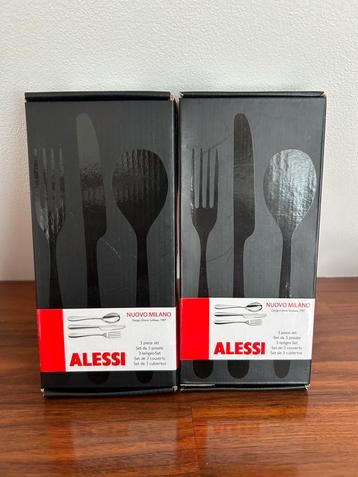 2 sets Alessi Nuovo Milano bestek Nieuw beschikbaar voor biedingen