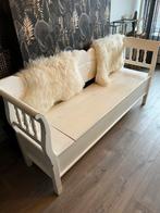 Witte klepbank, Ophalen, Zo goed als nieuw, 75 tot 100 cm, Minder dan 150 cm