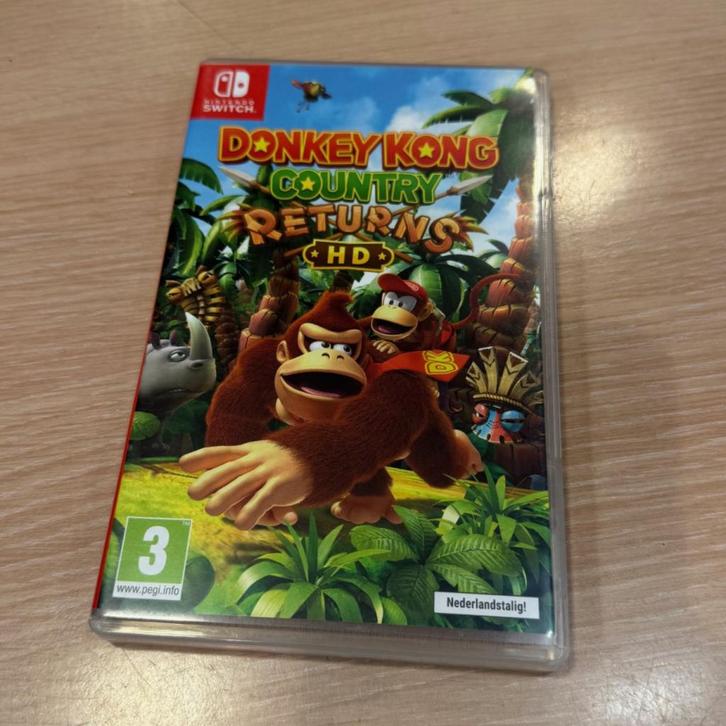 Donkey Kong Country Returns HD Nintendo Switch game, Spelcomputers en Games, Spelcomputers | Nintendo Switch, Zo goed als nieuw