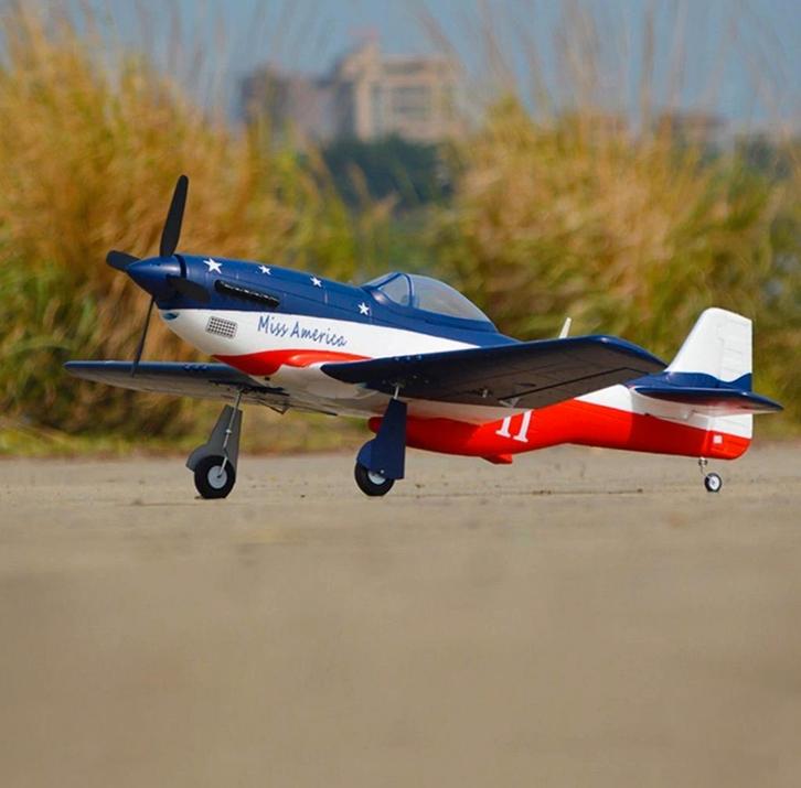 Nieuwe.Hookll P51 Miss.America Pnp 1200 mm Nieuw.in Doos, Hobby en Vrije tijd, Modelbouw | Radiografisch | Vliegtuigen, Nieuw