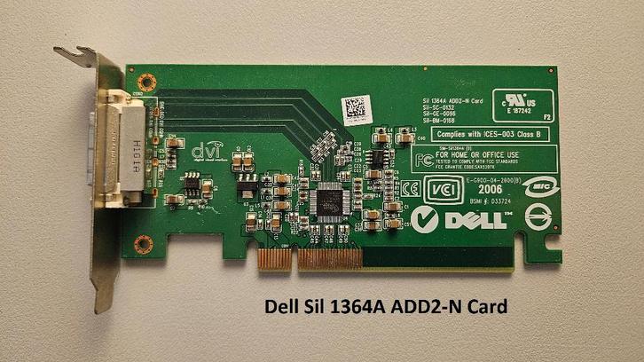ADD2 PCI Express card with DVI, Computers en Software, Vintage Computers, Verzenden
