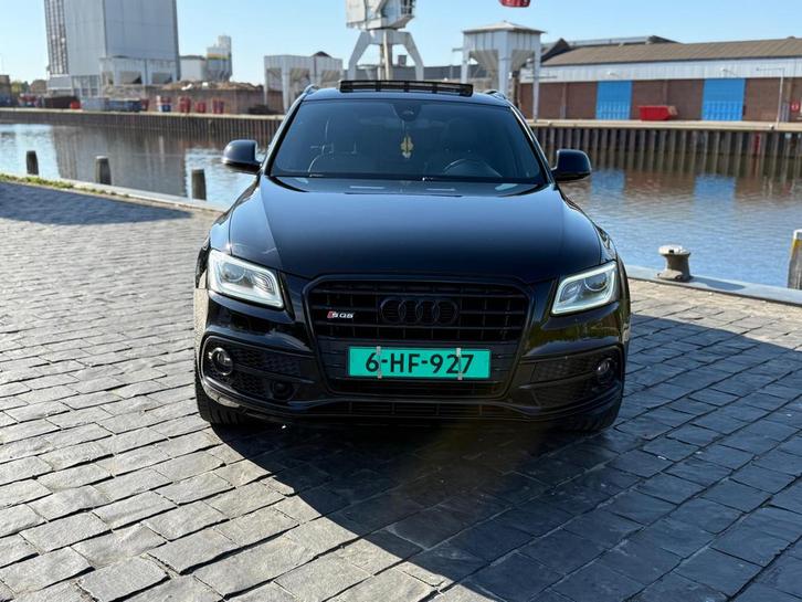 Audi SQ5 3.0 TDI Quattro Tiptronic 2015 Zwart VOL Lees Tekst, Auto's, Audi, Bedrijf, SQ5, 4x4, ABS, Achteruitrijcamera, Adaptieve lichten