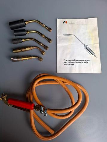 GLOOR Propaan soldeer apparatuur met zelf aanzuigende lucht. beschikbaar voor biedingen