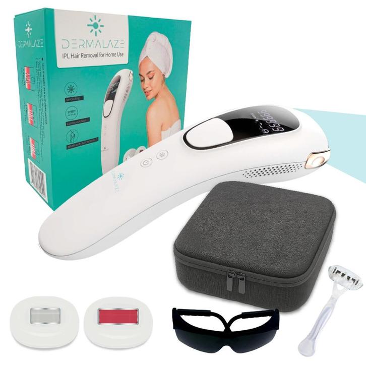 Dermalaze IPL Ontharingsapparaat, Witgoed en Apparatuur, Persoonlijke-verzorgingsapparatuur, Nieuw, Scheren en Epileren, Ophalen of Verzenden