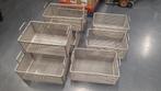 8x RVS (316!) Geperforeerde Gaaskratten Kisten kratten Nieuw, Doe-het-zelf en Verbouw, Kratten en Dozen, Ophalen, 40 tot 60 cm