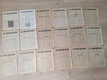 30 x verzetsblad La Libre Belgique (Peter Pan) beschikbaar voor biedingen