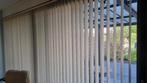2 x Crèmekleurige verticale lamellen, in prima staat., Ophalen, Gebruikt, Modern verticaal, 200 cm of meer