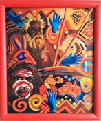 modern schilderij Aboriginals, Ophalen