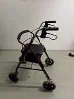 Donker rode rollator, Ophalen, Zo goed als nieuw