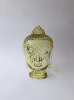 VINTAGE GLAZEN ETALAGEHOOFD | BOEDDHA, Ophalen of Verzenden, -, -, -