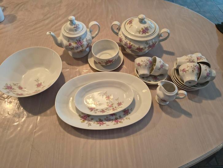 Mitterteich Bavaria Porselein Servies, Huis en Inrichting, Keuken | Servies, Gebruikt, Compleet servies, Overige stijlen, Porselein