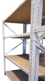 Mooie witte Nedcon stellingen 270x110x250cm grootvakstelling, Ophalen, Gebruikt