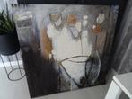 GROOT SCHILDERIJ VAN COBRA ART + ECHTHEIDSCERTIFICAAT, Antiek en Kunst, Kunst | Schilderijen | Klassiek, Ophalen