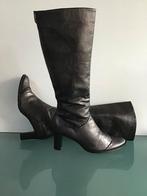 GRATIS VERZENDEN | PETER KAISER grijze zwarte laarzen 38½, Peter Kaiser, Hoge laarzen, Verzenden, Zo goed als nieuw