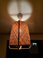 Rotan bamboe hanglamp, Ophalen, Zo goed als nieuw, Minder dan 50 cm