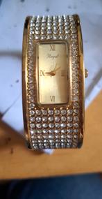 Regal Dameshorloge Goud met Strass, Overige merken, Gebruikt, Polshorloge, Ophalen of Verzenden