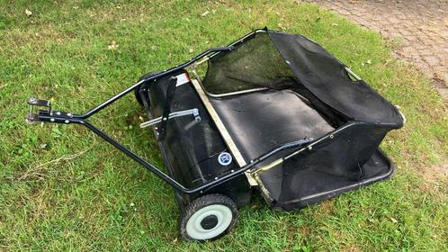 Rolbezem voor achter zitmaaier/heftruck, met opvangbak, Tuin en Terras, Veegmachines, Gebruikt, Ophalen