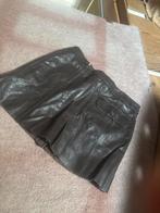 Bruine leren rok, maat M, Kleding | Dames, Rokken, Bruin, Gedragen, Boven de knie, Ophalen