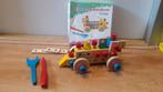 Houten constructie set trein, Kinderen en Baby's, Speelgoed | Houten speelgoed, Ophalen of Verzenden, Zo goed als nieuw