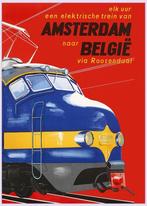 NEDERLANDSE SPOORWEGEN Grote 50x70cm Kunst Poster, Ophalen, Nieuw, Trein, Kaart of Prent