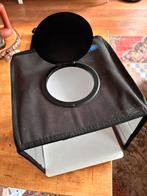 Fotostudio Box met Achtergronden, Ophalen of Verzenden, Zo goed als nieuw, Complete fotostudio