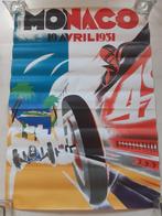 Grand Prix Monaco Poster 1931 Formule 1, Ophalen of Verzenden, Sport, A1 t/m A3, Rechthoekig Staand