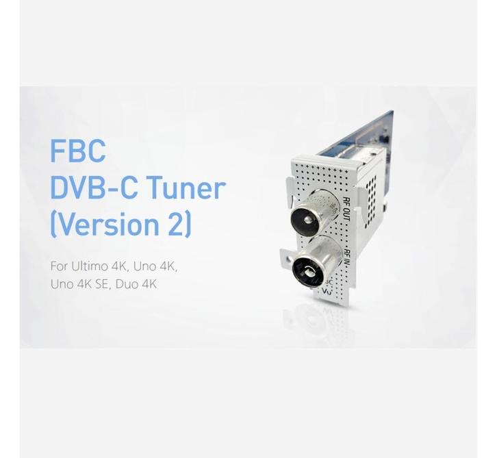 VU+ Ultimo/Duo/Uno- 4K FBC-C V2  Ziggo Kabel Tuner Nieuw, Audio, Tv en Foto, Schotelantennes, Nieuw, (Schotel)antenne, Overige merken
