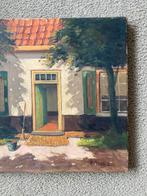 Schilderij van een huis, Antiek en Kunst, Ophalen of Verzenden