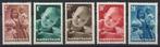 Nederland NVPH nr 495/9 ongebruikt Kinderpostzegels 1947, Postzegels en Munten, Verzenden, Na 1940, Postfris