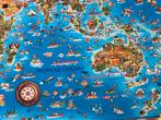Wereld kaart voor kinderen, Kinderen en Baby's, Kinderkamer | Inrichting en Decoratie, Ophalen of Verzenden, Wanddecoratie