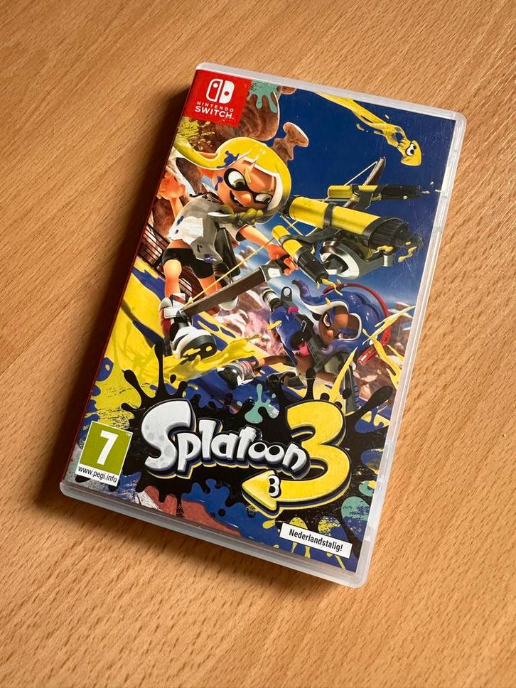 Splatoon 3 - Nintendo Switch 1 & 2, Spelcomputers en Games, Games | Nintendo Switch, Zo goed als nieuw, Shooter, 3 spelers of meer
