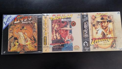 Laserdisc set Indiana Jones Japan Raiders doom crusade, Cd's en Dvd's, Blu-ray, Zo goed als nieuw, 3D, Ophalen of Verzenden
