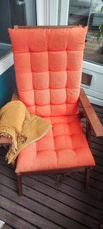 Vouwbare balkonstoel met kussen 2 stuks, Ophalen of Verzenden