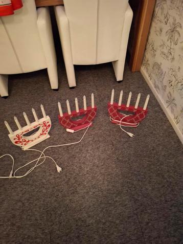 Kerstkandelaars - 3 stuks van ikea beschikbaar voor biedingen