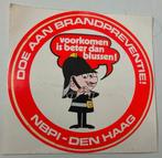 Sticker doe aan brandpreventie NBPI-Den Haag, Ophalen of Verzenden, Nieuw, Bedrijf of Vereniging