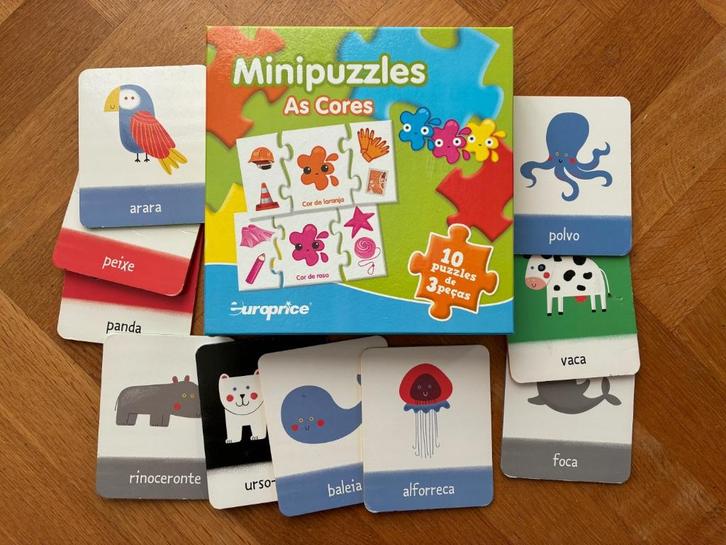 Portugees puzzel spel kleuren woordjes en dieren leren, Kinderen en Baby's, Speelgoed | Educatief en Creatief, Puzzelen, Taal en Lezen