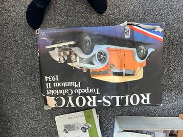 Pocher 1 op 8  bouwdoos uniek model  rolls royce beschikbaar voor biedingen