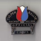 RAC West Tulpen Rally Official broche ZONDER sluiting, Verzamelen, Gebruikt, Niet vindbaar, Niet vindbaar, Speldje of Pin