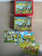 Vintage blok puzzel, Ophalen of Verzenden, 10 tot 50 stukjes, Zo goed als nieuw