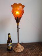 Tafellamp tulp met metalen voet, Ophalen