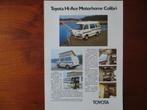 Toyota Hi-Ace Motorhome Colibri, Boeken, Nieuw, Ophalen of Verzenden, Toyota