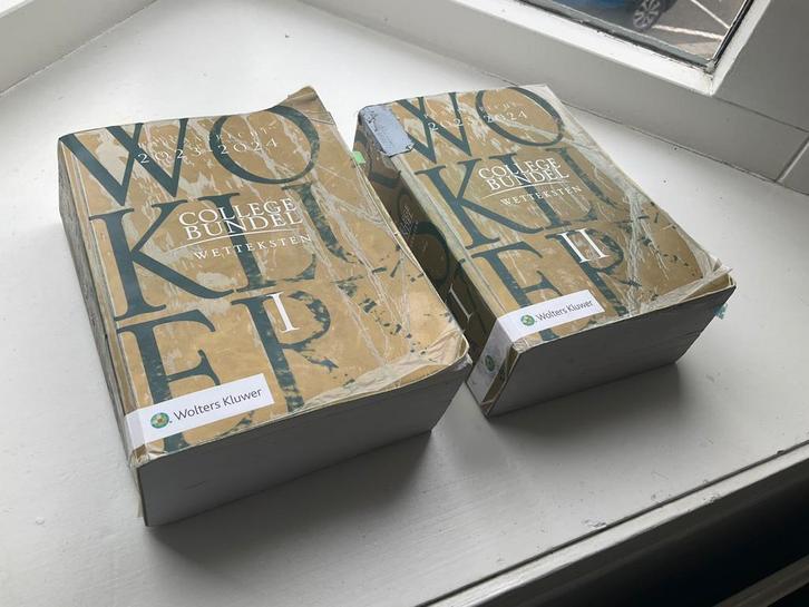 Kluwer Collegebundel 2023-2024 Wettenbundel, Boeken, Studieboeken en Cursussen, Gelezen, WO, Beta, Ophalen of Verzenden